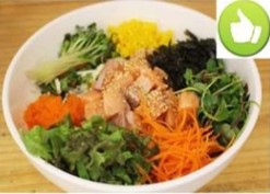 회덥밥 Flat Fish Sashimi Bibimbap