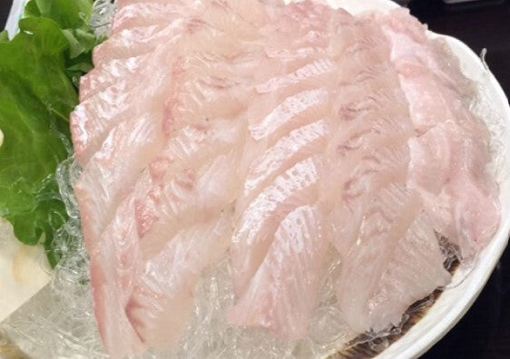 우릭회 한마리 세트 Black Sea Bream Sashimi