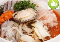 모듬 물회 Cold Raw Fish Sashimi & Seafood Soup